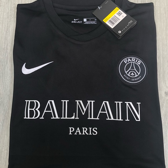 ⚽️Black Balmain X PSG Shirt - Picture 2 of 5